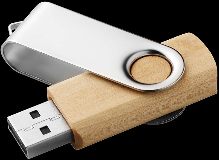 Chiavette USB Rotate legno