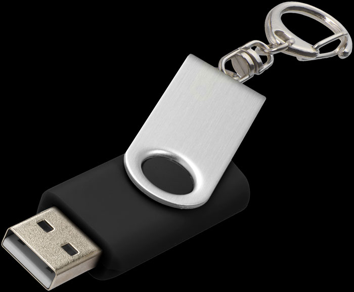 Chiavetta USB Rotate con portachiavi